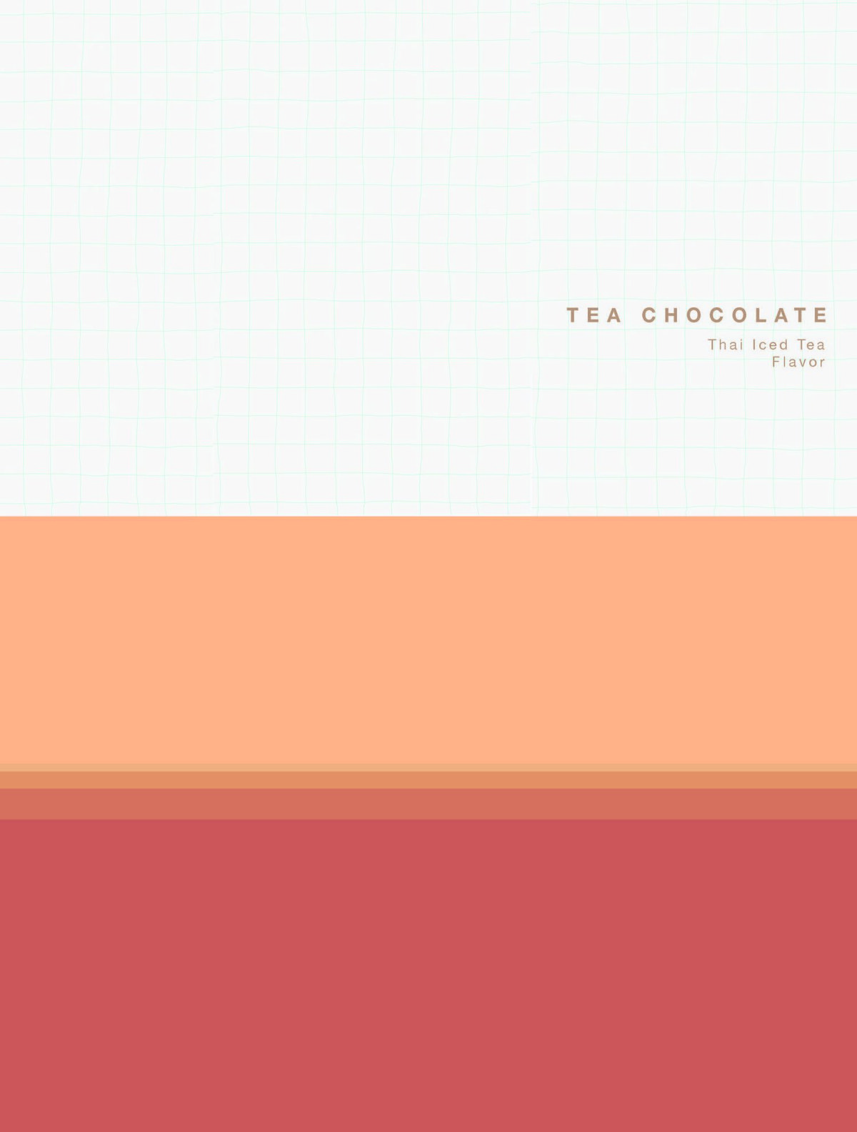 Thai milk tea — color & pattern study (variant 2)