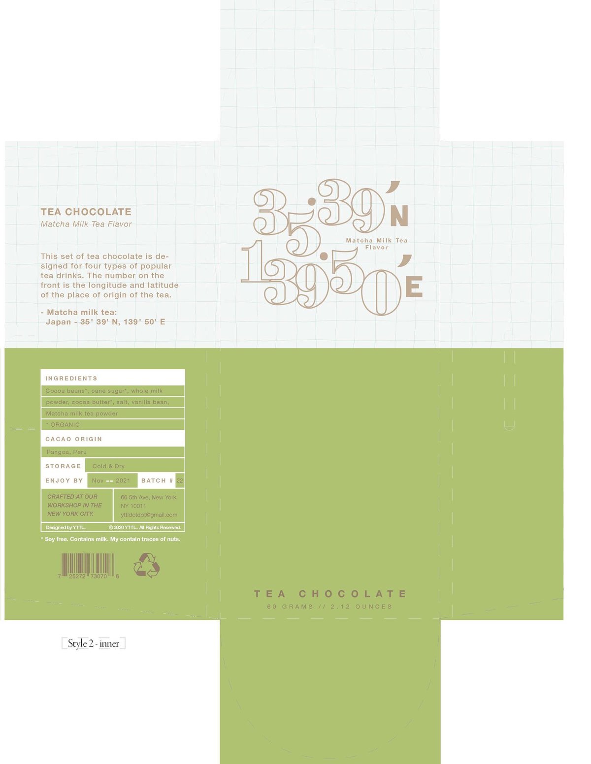 Matcha — color & pattern study (variant 1)