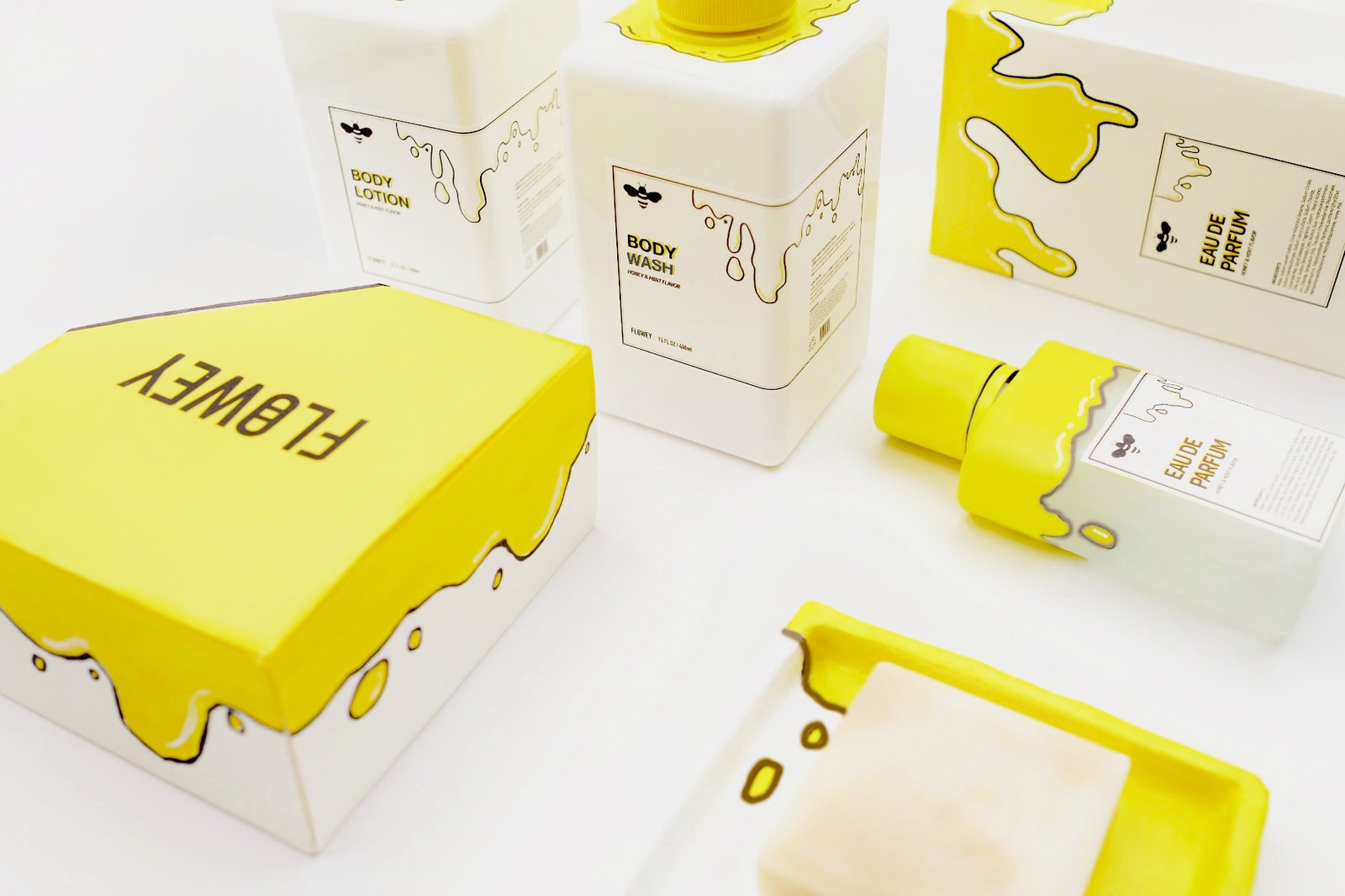 Honey Fragrance — FLOWEY product family group shot