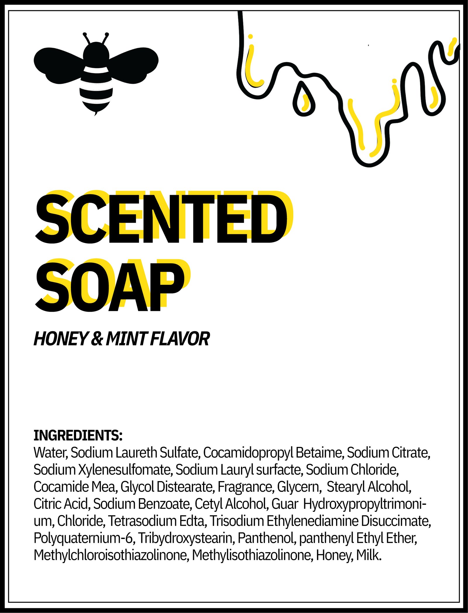 FLOWEY — soap packaging