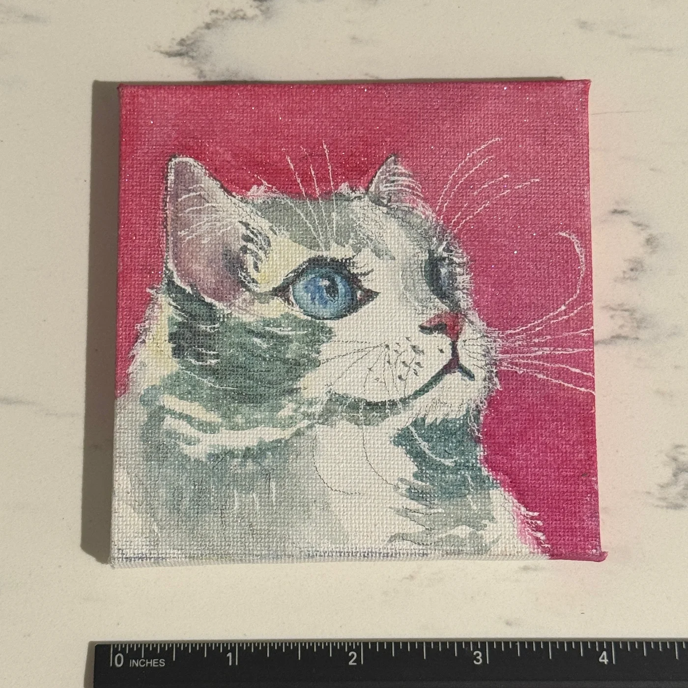Mini cat painting 4
