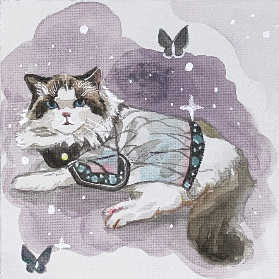 Mini cat painting 10