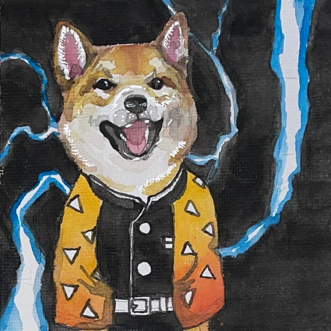 Mini cat painting 13