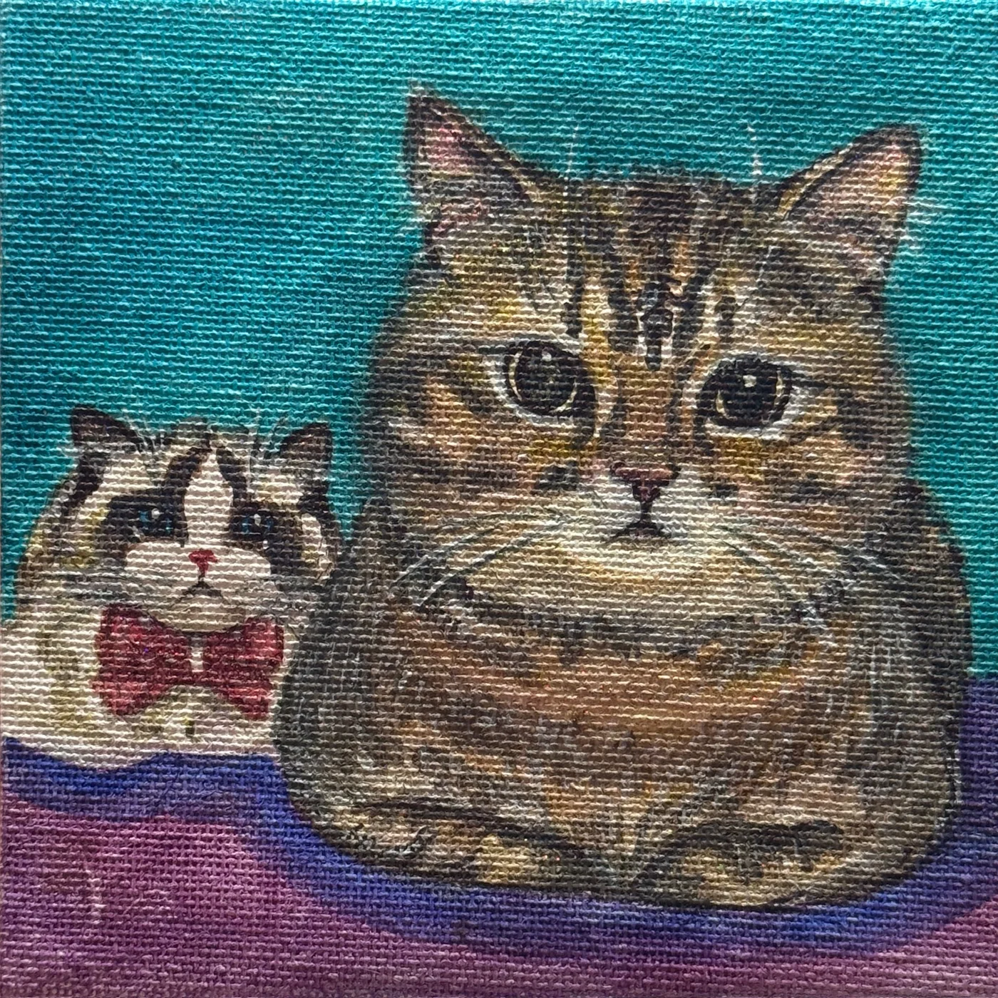 Mini cat painting 15