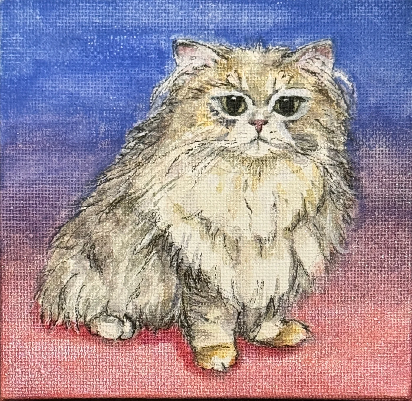 Mini cat painting 17