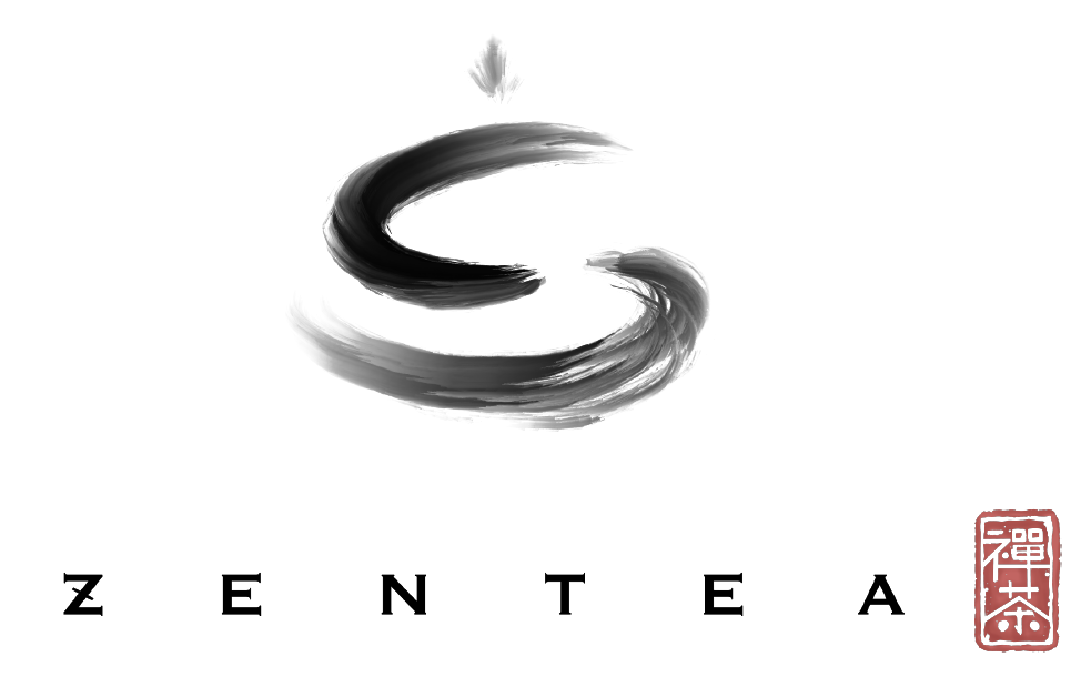 ZEN TEA — ink calligraphy mark