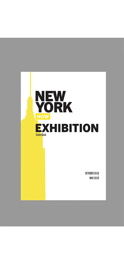 New York NOW Exhibition — guidebook cover
