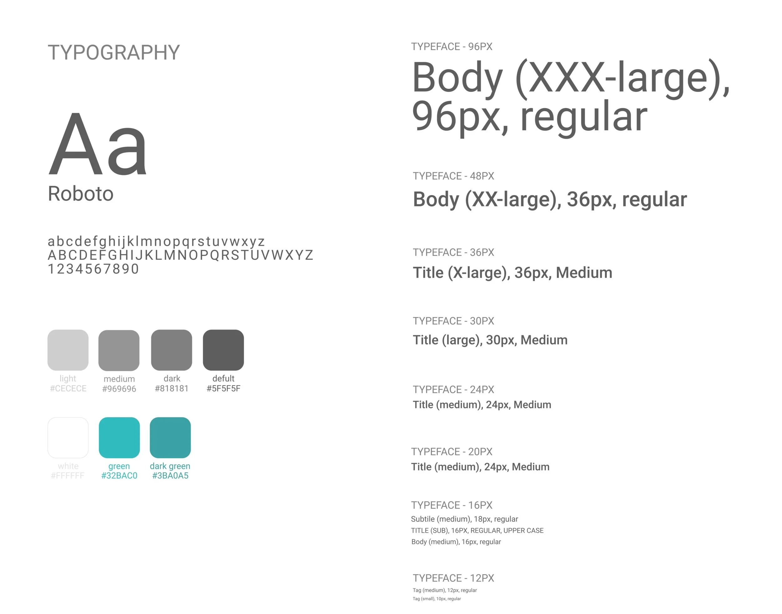 Branding — typography